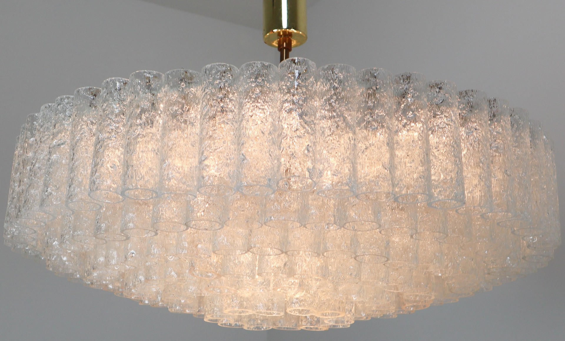 mid century wood chandelier